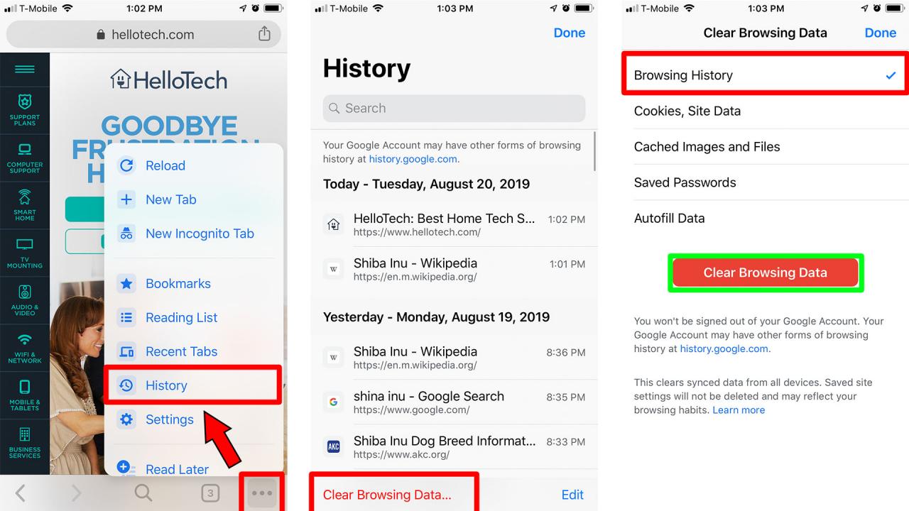 Cómo borrar el historial de tu iPhone